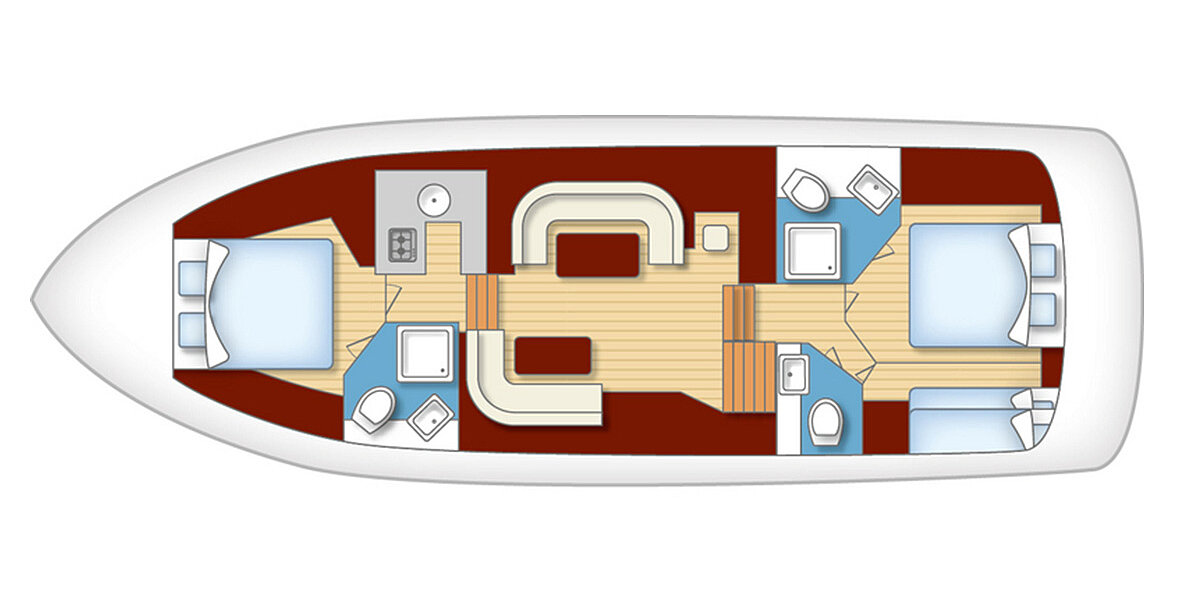 Dieses Bild zeigt den Grundriss - Topas - Siemer 44 Exclusiv