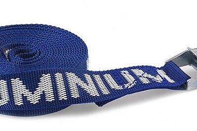 Dieses Bild zeigt einen blauen Zurrgurt.