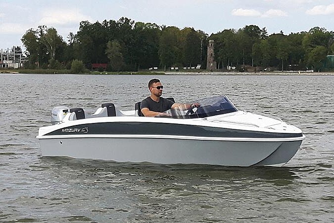 Dieses Bild zeigt das Mazury Fun 3 in Aktion