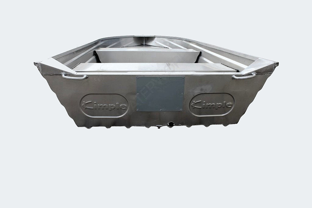 Das Bild zeigt unseren Kimple – Trout 370 von hinten.