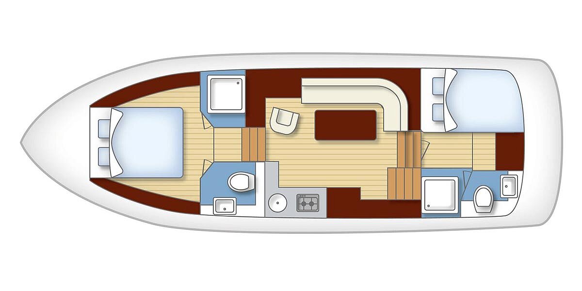 Dieses Bild zeigt den Grundriss - Laureen - Linssen Grand Sturdy 34.9