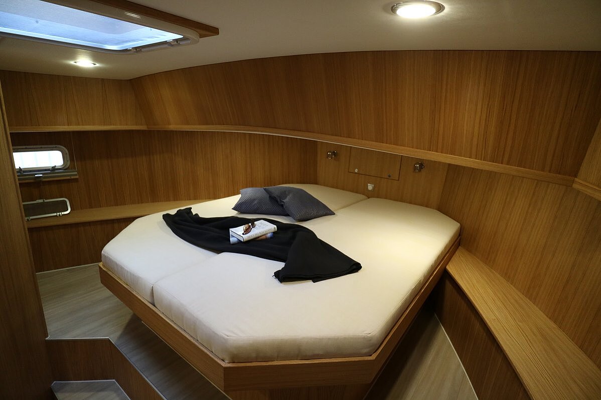 Dieses Bild zeigt unsere Yacht M-Line - M-Steven - zweite Schlafkabine