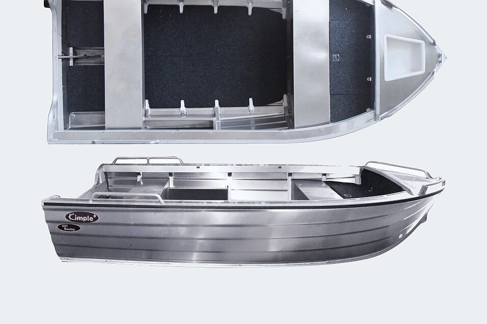 Dieses Bild zeigt unsere Kimple - Boeing 427 Profil und von Oben