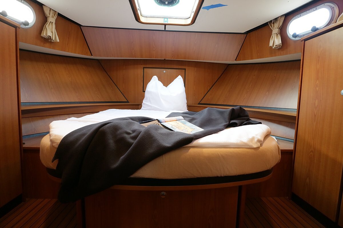 Dieses Bild zeigt unsere Yacht Laureen - Linssen Grand Sturdy 34.9 - Schlafkabine