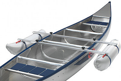 Dieses Bild zeigt Ausleger an einem Kanu.