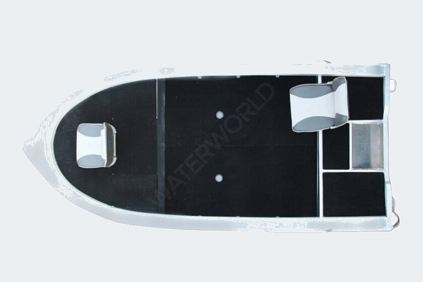 Dieses Bild zeigt die Kimple - Hunter 400 Pro Fishing Carpet - von oben