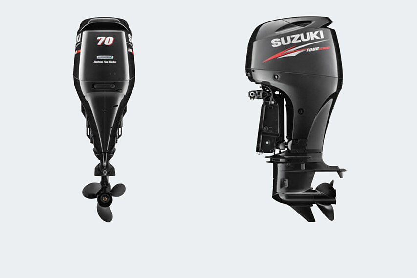 Dieses Bild zeigt den Motor Suzuki DF 70 ATL.