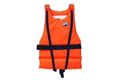 Dieses Bild zeigt eine orange Kanuweste.