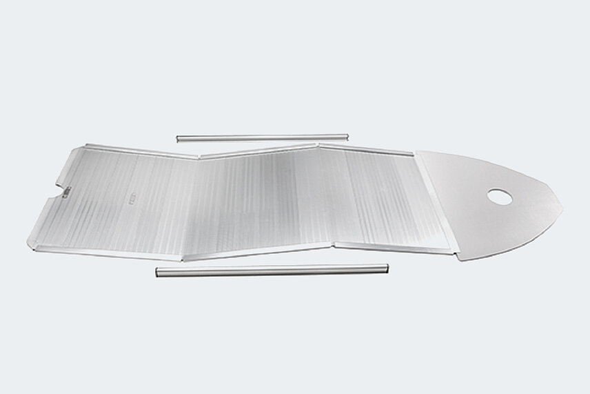 Dieses Bild zeigt unseren Vetus Traveller 300T Faltbarer Aluminiumboden  