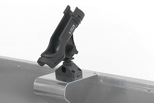 Dieses Bild zeigt eine Halterung für GPS, Rutenhalter usw.