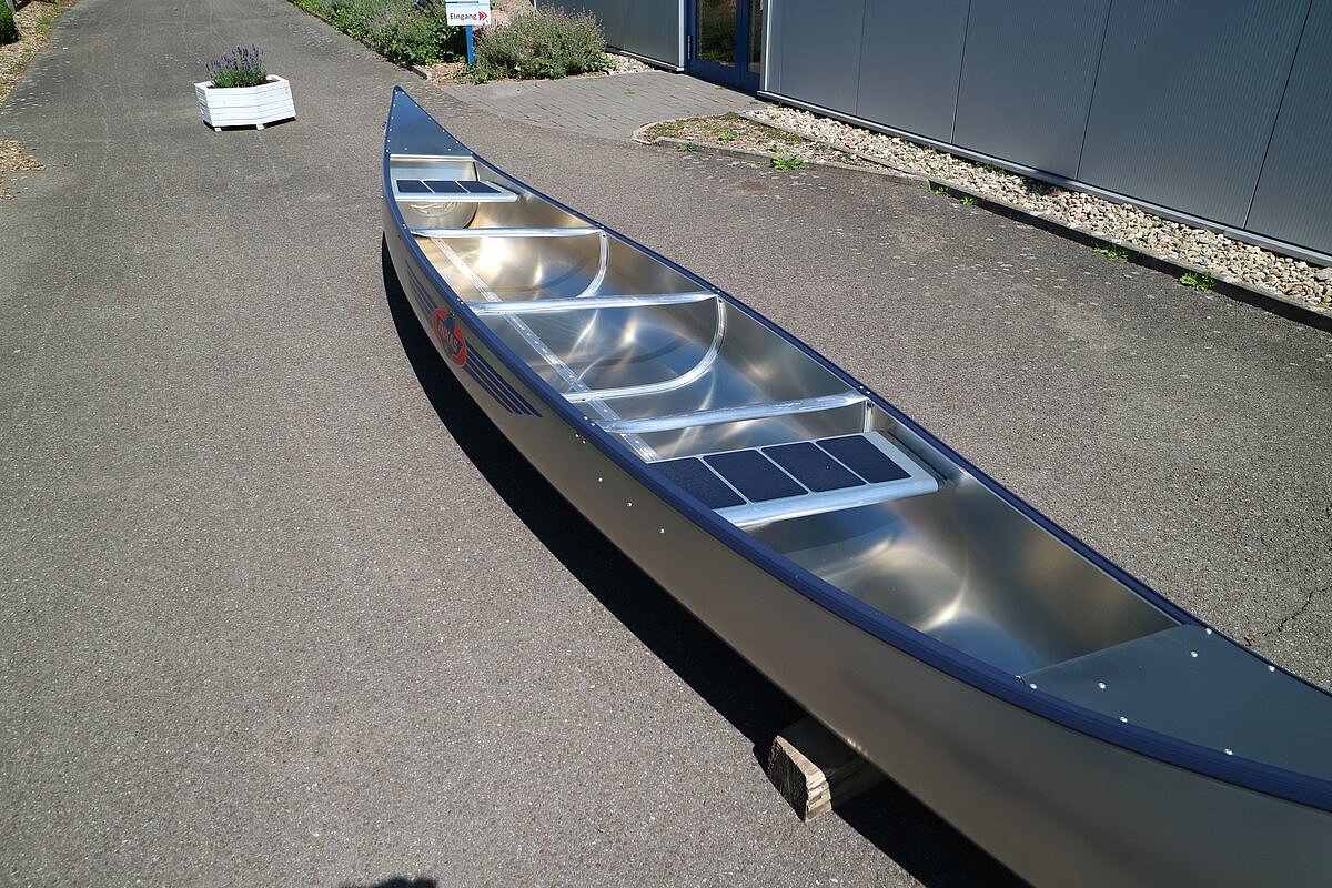 Dieses Bild zeigt unser Kanu Linder Inkas 525 - Alukanadier - Ansicht der Sitzflächen