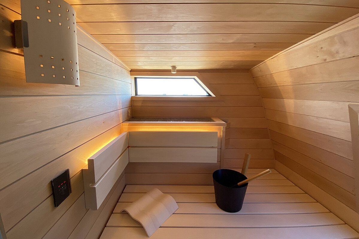 Dieses Bild zeigt unsere Yacht Vida - Discovery 47AC Luxury - Sauna