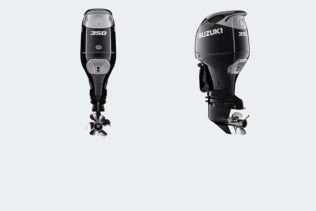 Dieses Bild zeigt einen Suzuki Bootsmotor