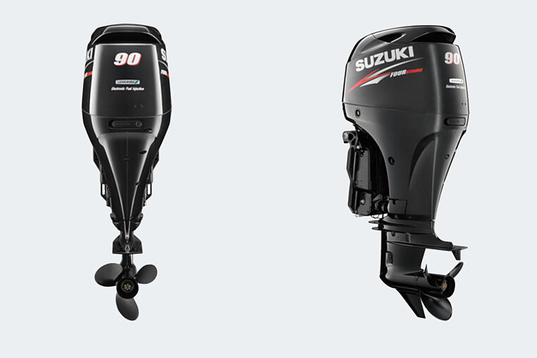 Dieses Bild zeigt den Motor Suzuki DF 90 ATL