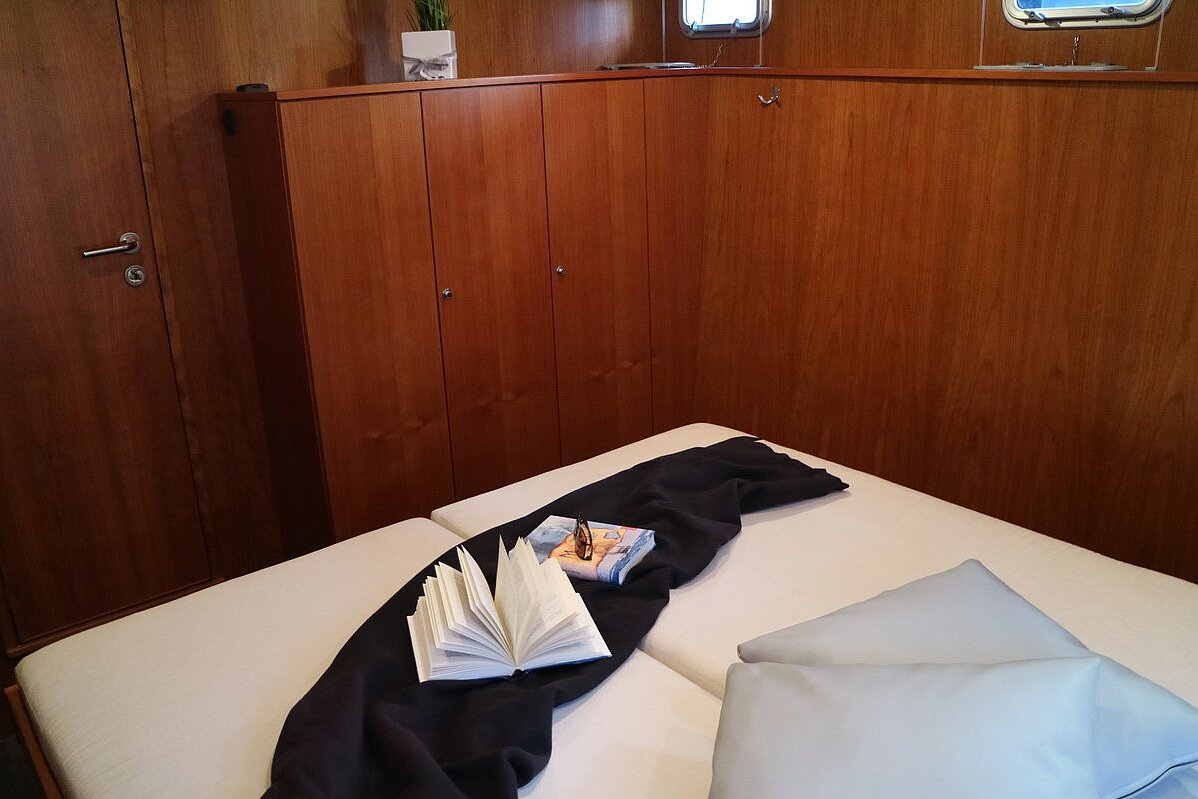 Dieses Bild zeigt unsere Yacht Dream of Life - M-Classic 115 - Schlafkabine