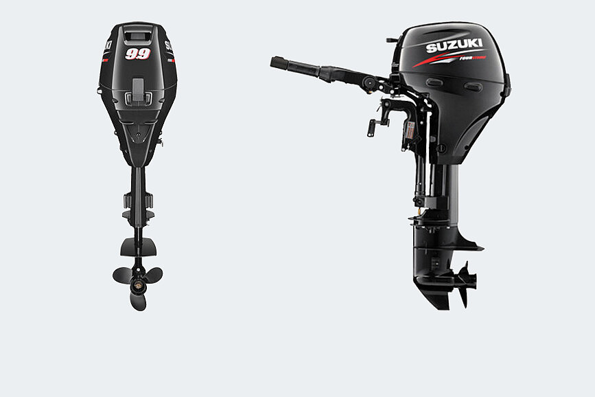 Dieses Bild zeigt den Motor Suzuki DF 9,9 BL.