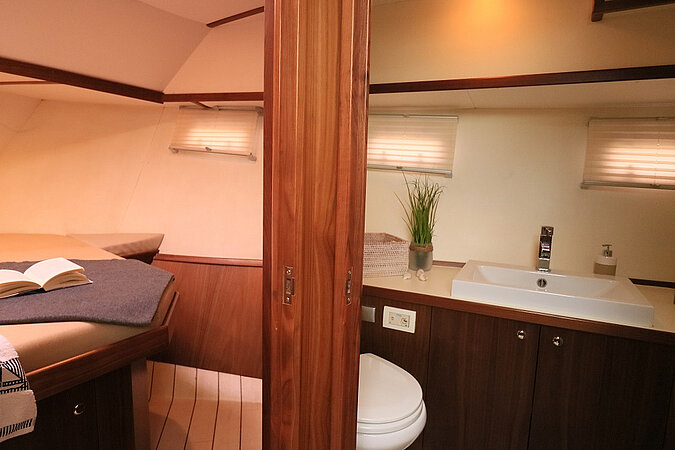 Dieses Bild zeigt unsere Yacht M-Line - M-Retro - Bad