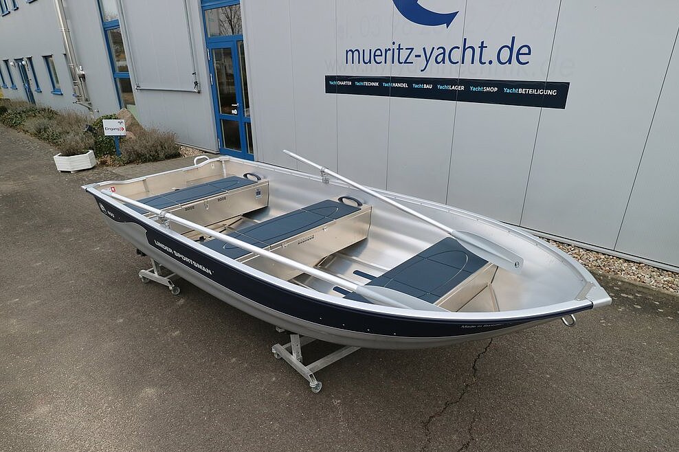 Dieses Bild zeigt unser Aluboot Linder Sportsman 400  - Profilansicht