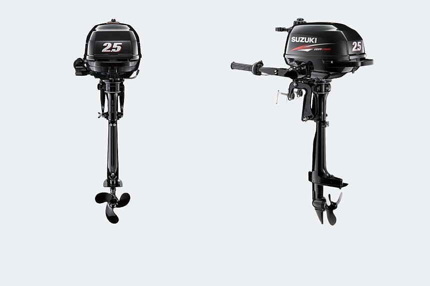 Dieses Bild zeigt den Motor Suzuki DF 2,5 S.