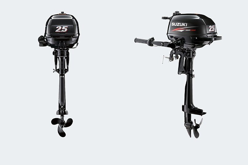 Dieses Bild zeigt den Motor Suzuki DF 2,5 S.