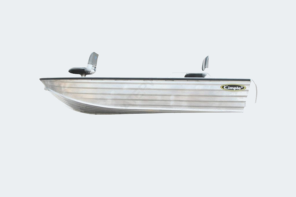 Dieses Bild zeigt die Kimple - Hunter 420 Pro Fishing Alu - von der Seite