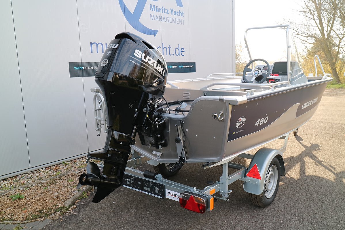 Dieses Bild zeigt die Linder ARKIP 460 inkl. Garmin mit Motor.