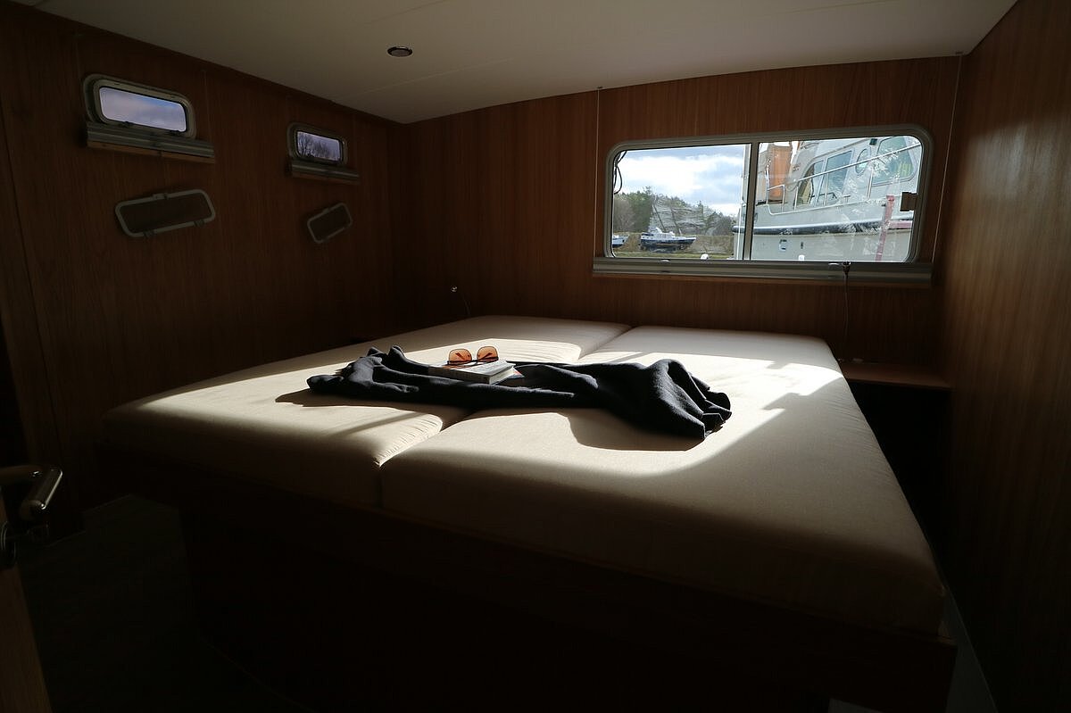 Dieses Bild zeigt unsere Yacht M-Line - M-Steven - Schlafkabine