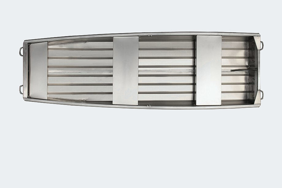 Das Bild zeigt unseren Kimple – Angler 370 von oben.