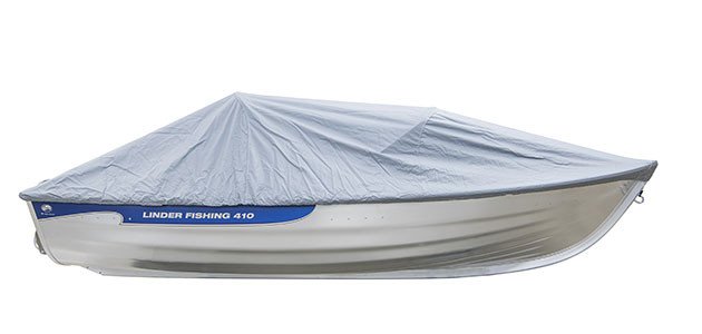 Dieses Bild zeigt eine Hafenpersenning Sportsman 445 in Grau aus Acryl.