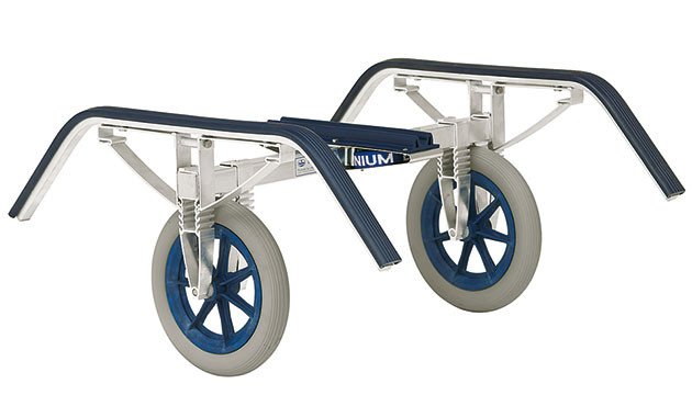 Dieses Bild zeigt einen Bootswagen.