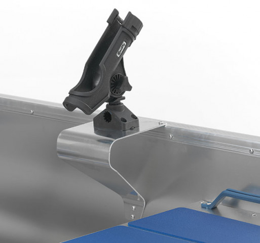 Dieses Bild zeigt eine Halterung für GPS, Rutenhalter usw.