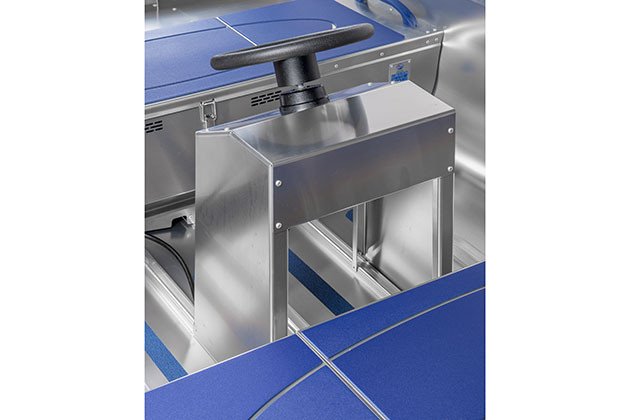 Dieses Bild zeigt eine bodenmontierte Steuerkonsole.