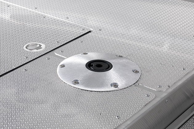 Dieses Bild zeigt eine Befestigungsplatte für Angelsitze.